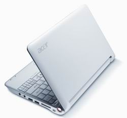 ACER Aspire One White AOA110-Aw Intel Celeron Atom N270 1.60G/512Mb/8G Flash/CR5in1/no ODD/NLED 8.9