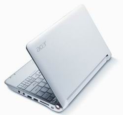 ACER Aspire One White AOA150-Ab Intel Celeron Atom N270 1.60G/1G/120G/CR5in1/no ODD/NLED 8.9